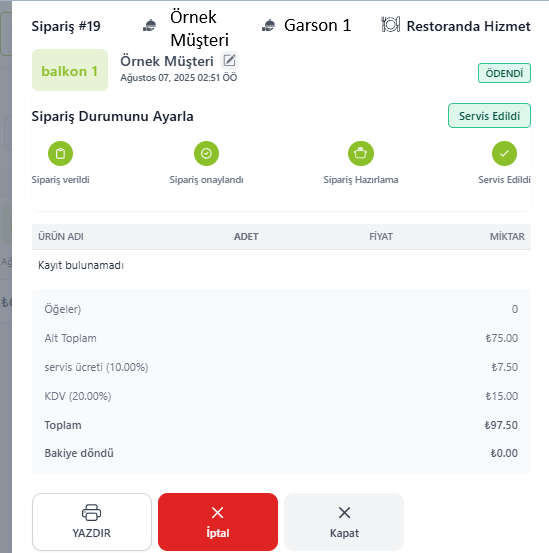 order management